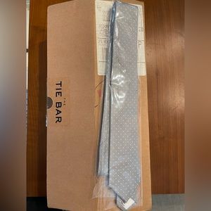 5 brand new ties - gray polka dots (Tie Bar)